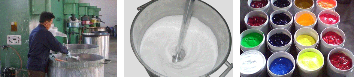 涂料消泡劑使用現場圖